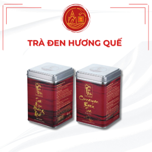 Trà Đen Hương Quế Cầu Tre Việt Hộp Thiếc 85g