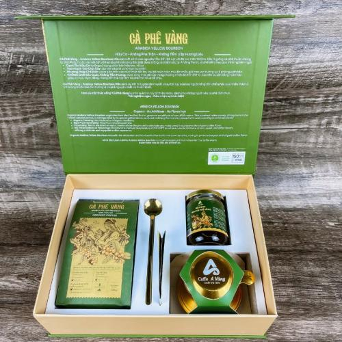 Hộp Quà Cà Phê Vàng Đặc Sản 04 Món