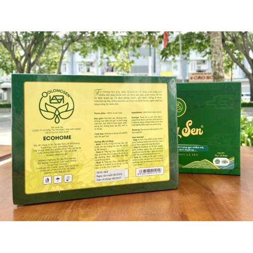 Hộp Oolong 100% Lá Sen 200gr