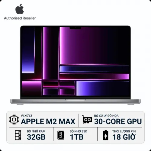 MacBook Pro M2 Max 14 inch 32GB/1TB Chính Hãng